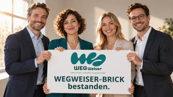 4 Teilnehmer WEGWEISER-BRick Bestanden